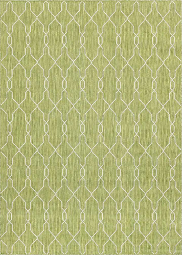 7' 10 x 11' Easy-Clean Trellis Indoor / Outdoor Rug