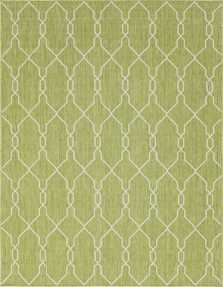 Detail image of 7' x 10' Easy-Clean Trellis Indoor / Outdoor Rug