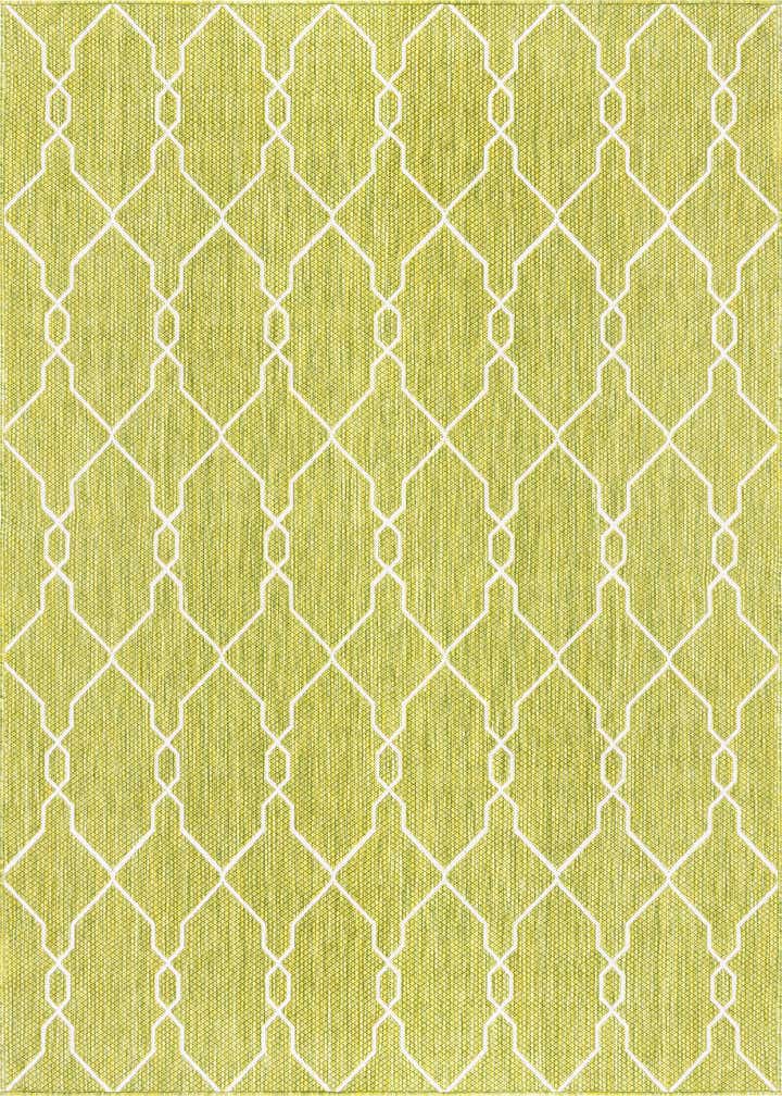 6' x 9' Easy-Clean Trellis Indoor / Outdoor Rug