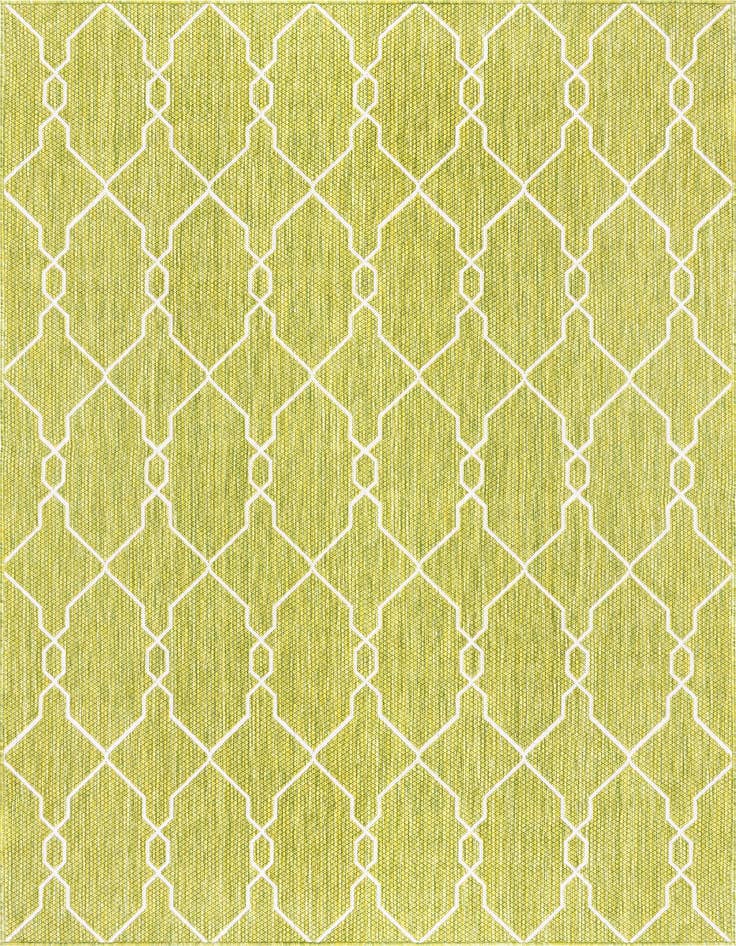 Detail image of 6' x 9' Easy-Clean Trellis Indoor / Outdoor Rug