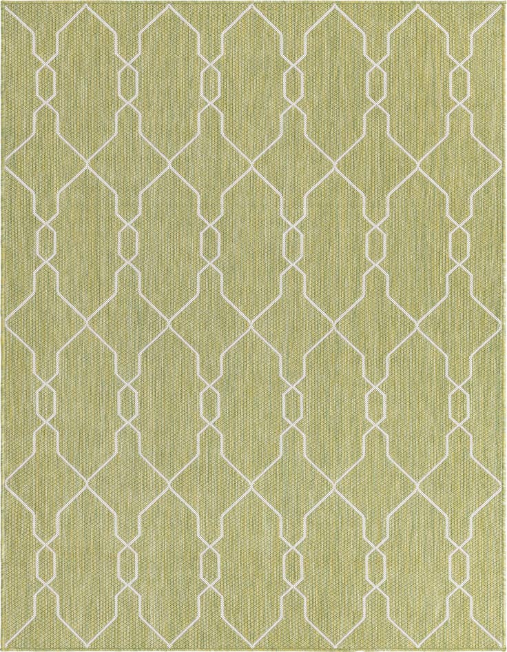 Detail image of 5' 3 x 8' Easy-Clean Trellis Indoor / Outdoor Rug