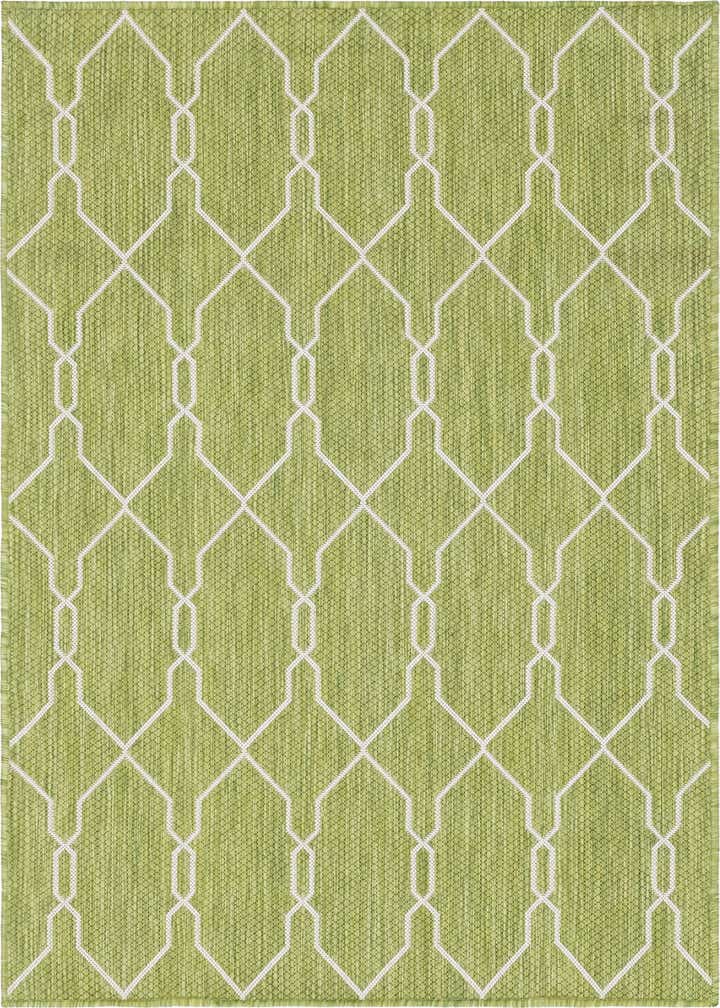 4' x 6' Easy-Clean Trellis Indoor / Outdoor Rug