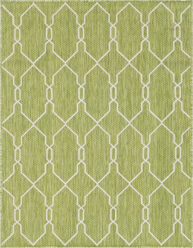Detail image of 4' x 6' Easy-Clean Trellis Indoor / Outdoor Rug