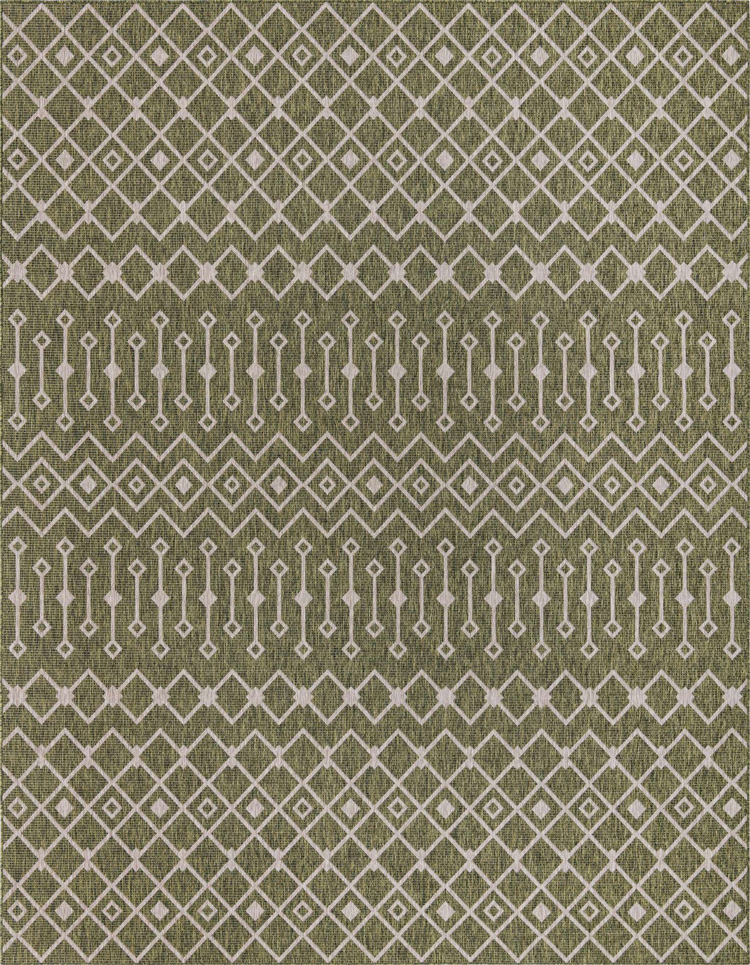 10' x 13' Easy-Clean Trellis Indoor / Outdoor Rug