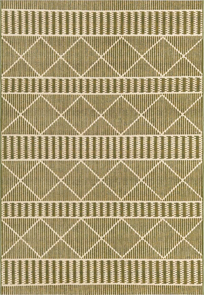 Detail image of 5' 3 x 8' Easy-Clean Trellis Indoor / Outdoor Rug