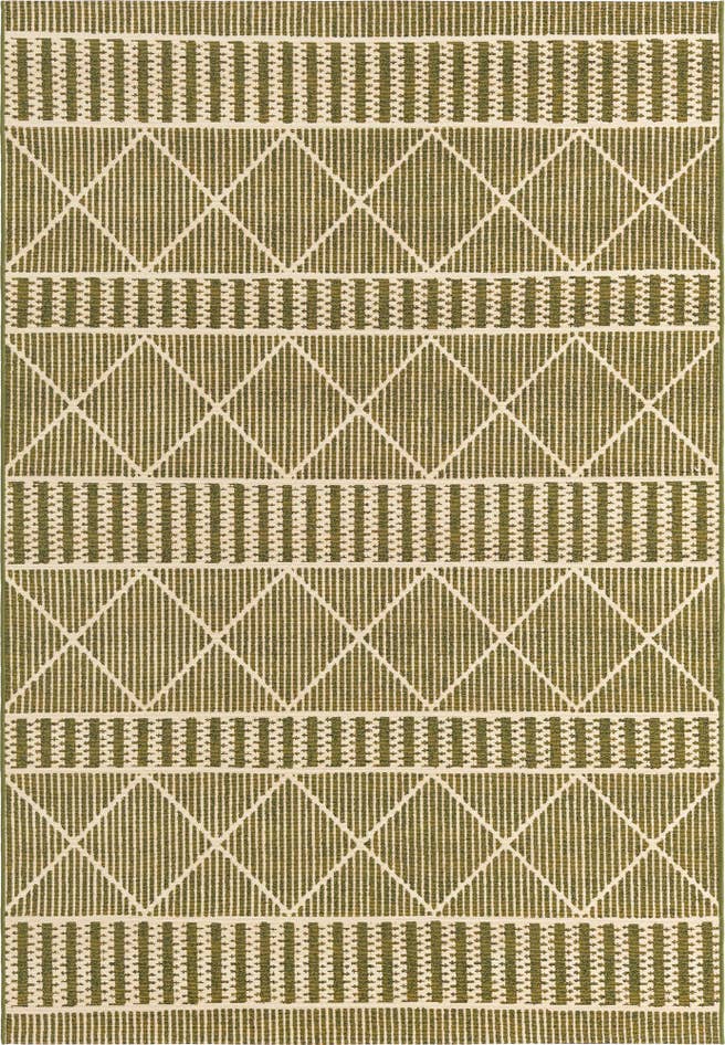 Detail image of 4' x 6' Easy-Clean Trellis Indoor / Outdoor Rug