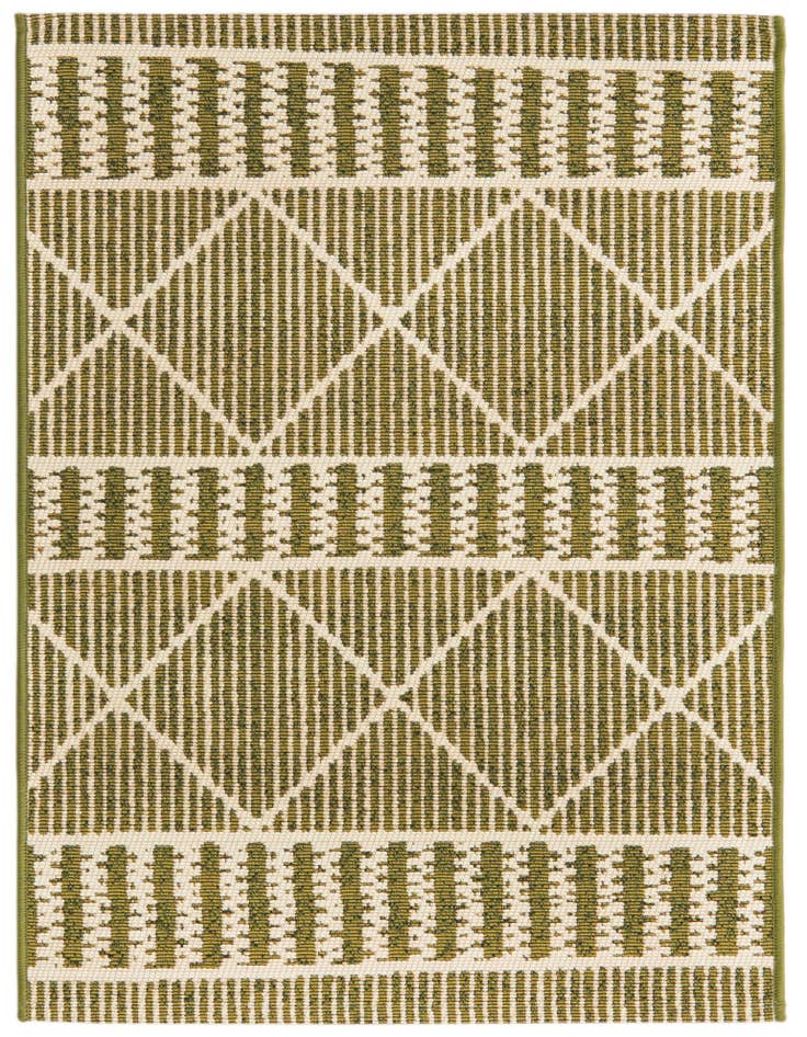Detail image of 2' x 3' Easy-Clean Trellis Indoor / Outdoor Rug