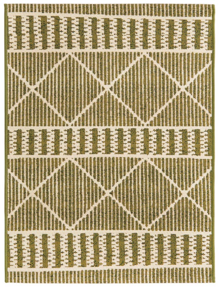 Detail image of 2' x 3' Easy-Clean Trellis Indoor / Outdoor Rug