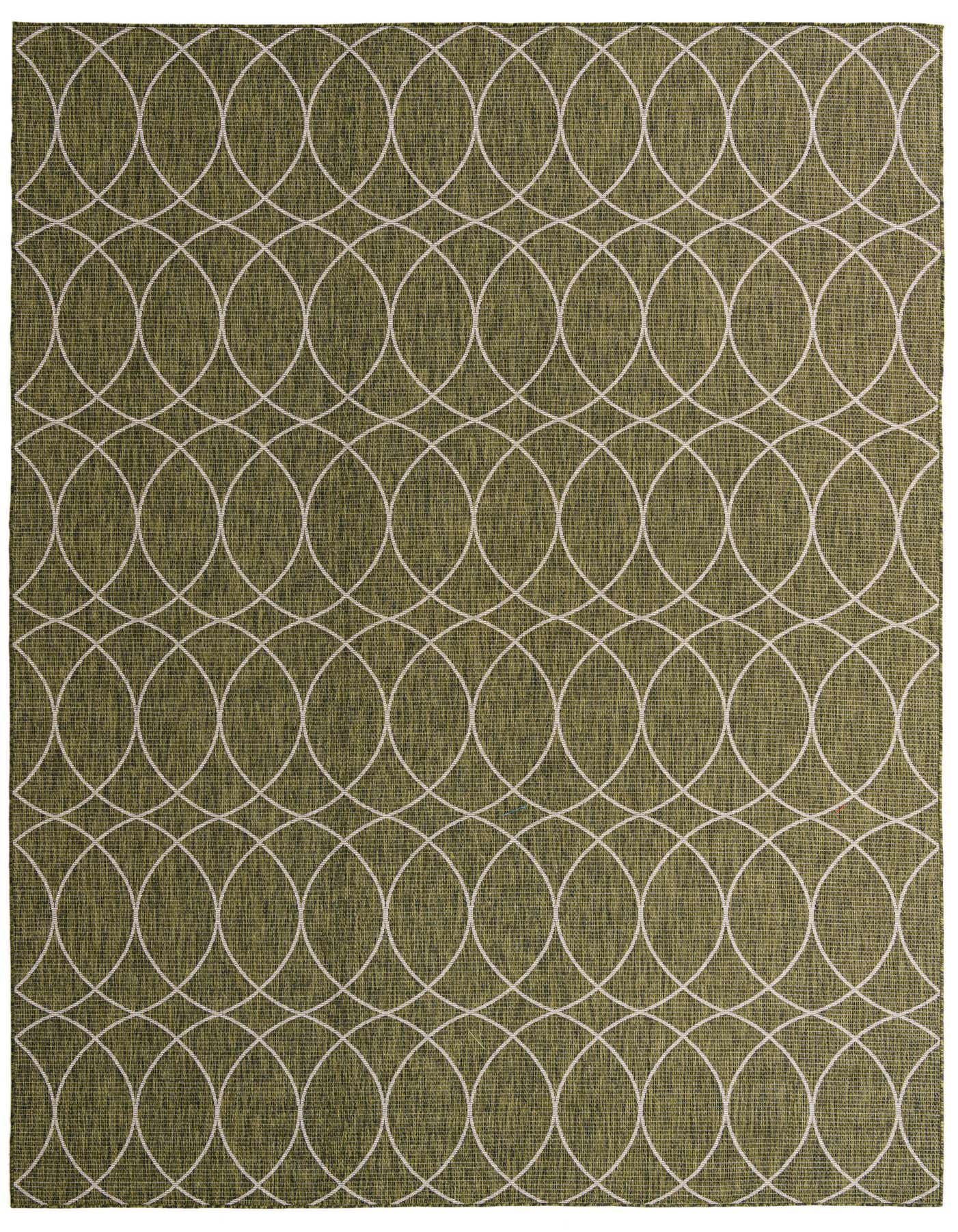 10' x 14' Easy-Clean Trellis Indoor / Outdoor Rug