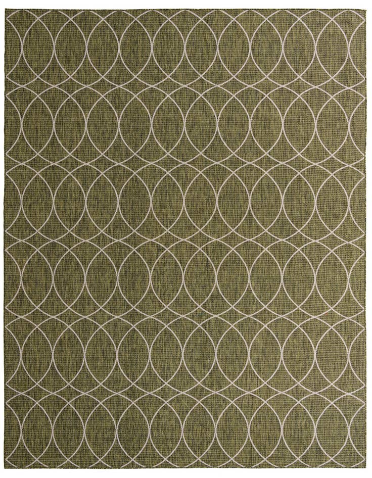 Detail image of 10' x 14' Easy-Clean Trellis Indoor / Outdoor Rug
