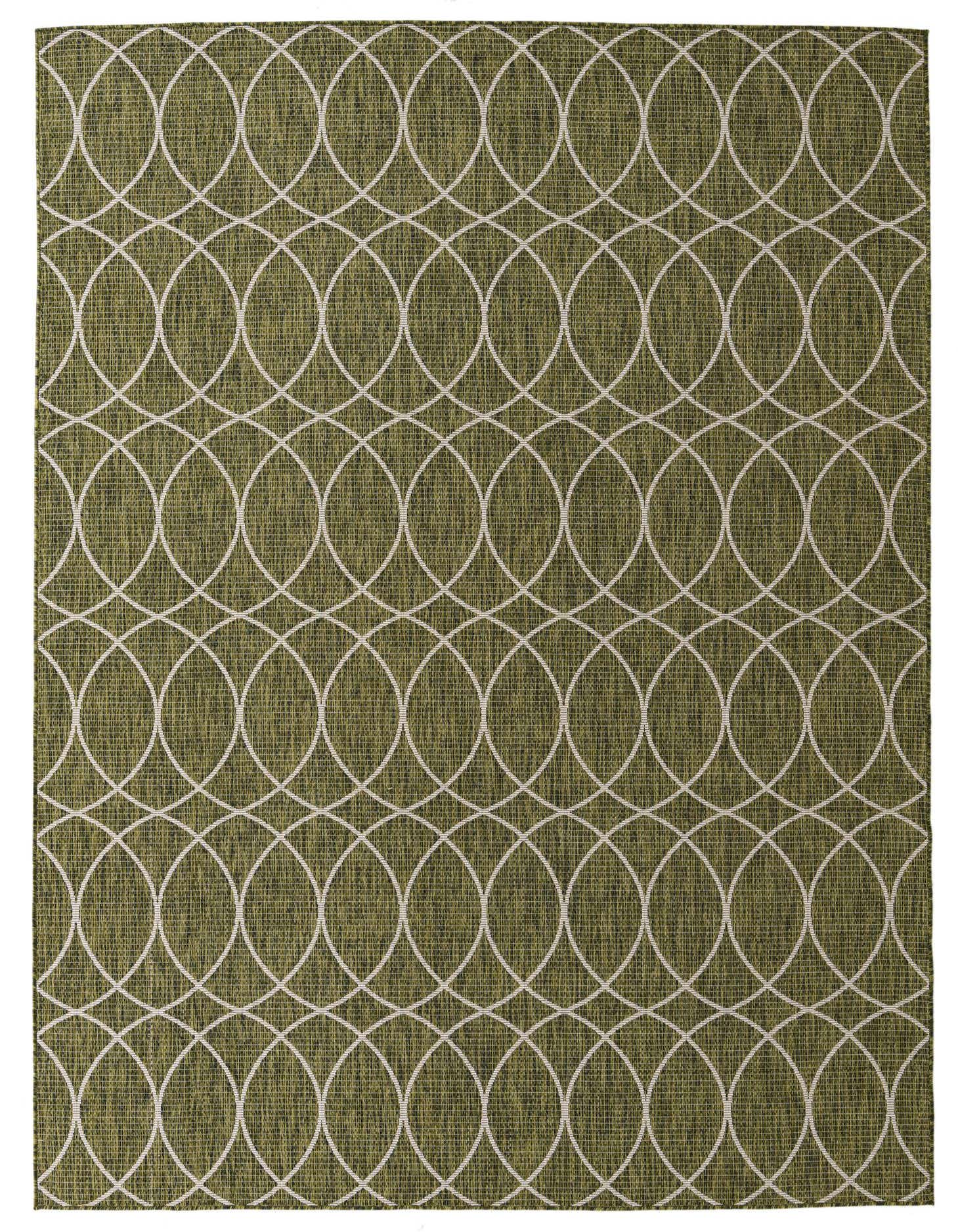 7' 10 x 11' Easy-Clean Trellis Indoor / Outdoor Rug