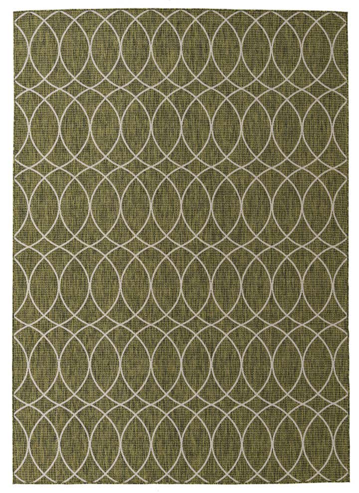 7' 10 x 11' Easy-Clean Trellis Indoor / Outdoor Rug