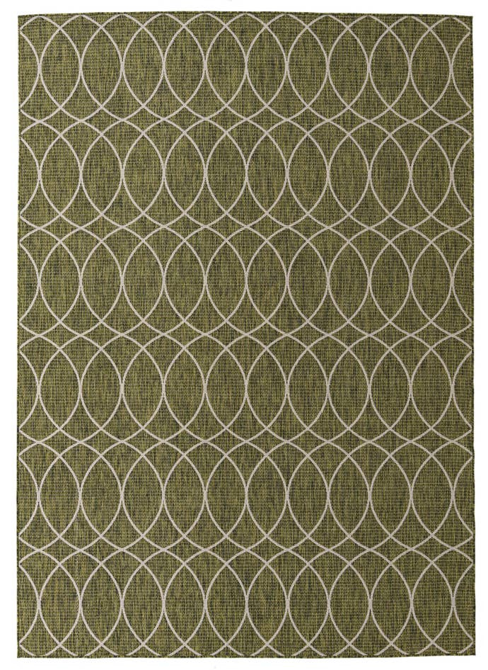 Detail image of 7' 10 x 11' Easy-Clean Trellis Indoor / Outdoor Rug