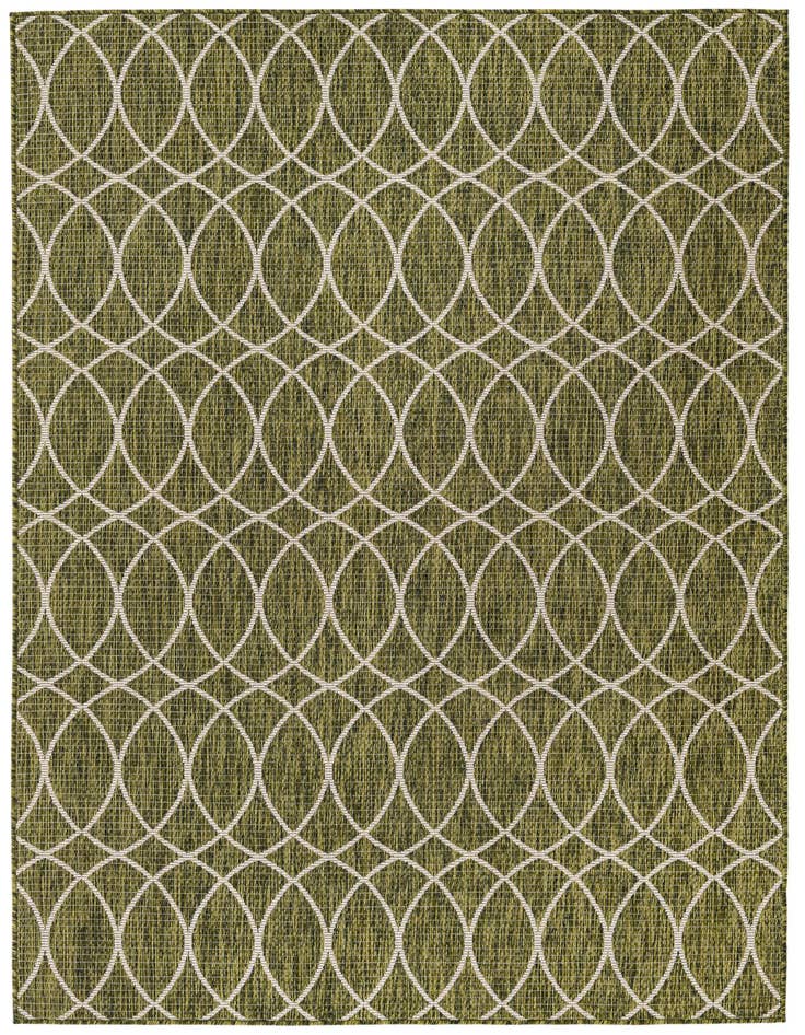 Detail image of 5' 3 x 8' Easy-Clean Trellis Indoor / Outdoor Rug