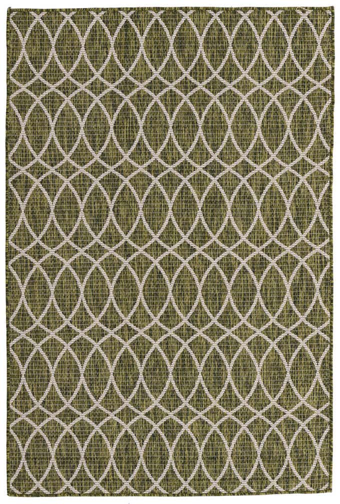 4' x 6' Easy-Clean Trellis Indoor / Outdoor Rug