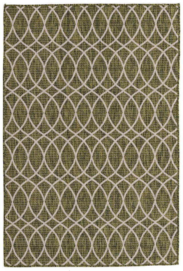 Detail image of 4' x 6' Easy-Clean Trellis Indoor / Outdoor Rug