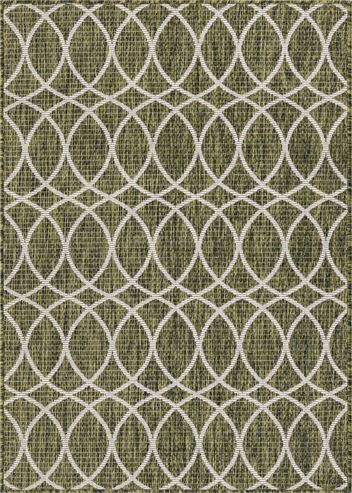 3' x 5' 3 Easy-Clean Trellis Indoor / Outdoor Rug