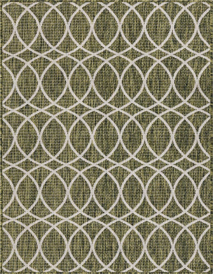 Detail image of 3' x 5' 3 Easy-Clean Trellis Indoor / Outdoor Rug