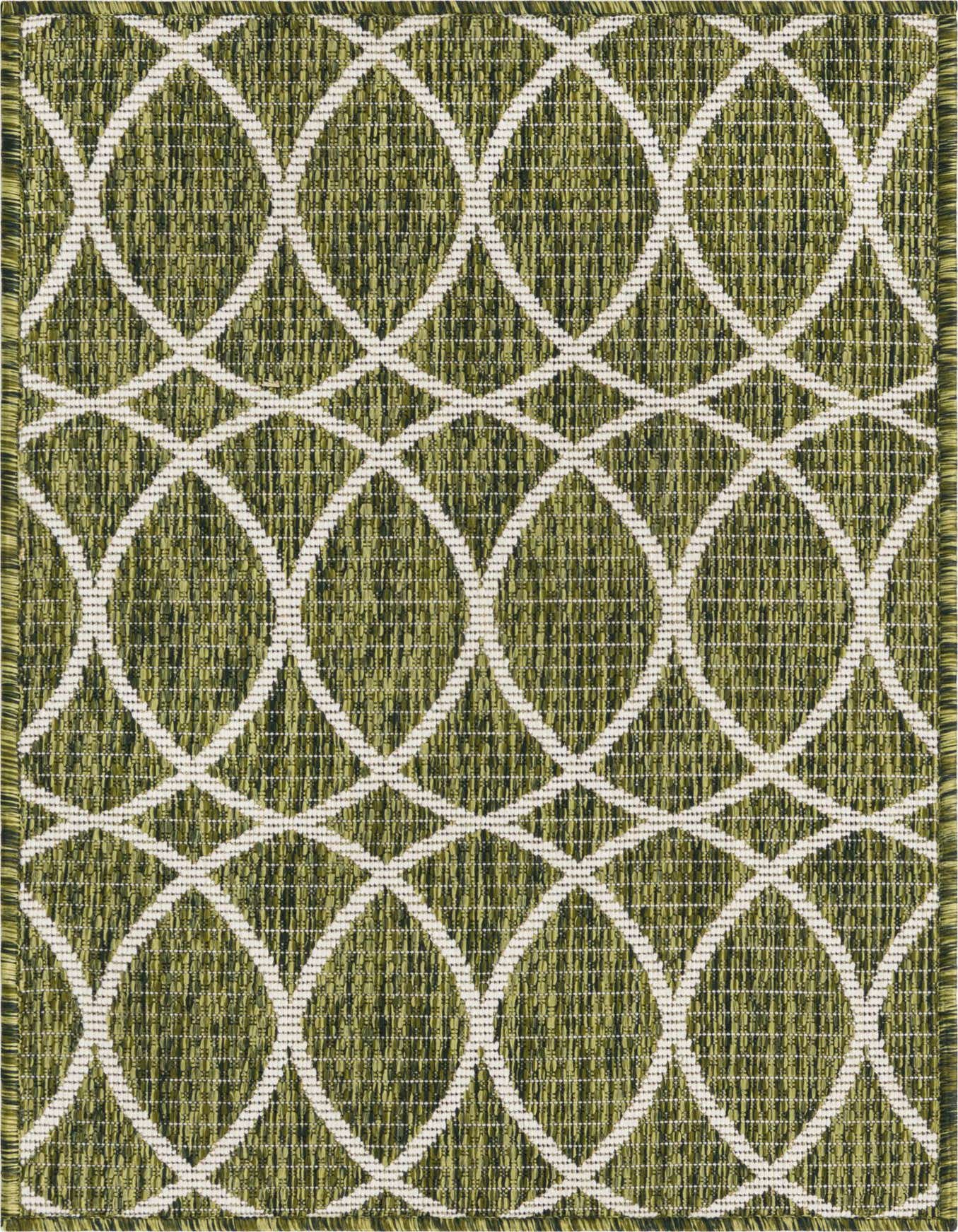 2' x 3' Easy-Clean Trellis Indoor / Outdoor Rug