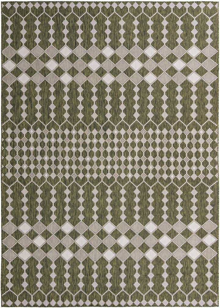 10' x 14' Easy-Clean Trellis Indoor / Outdoor Rug