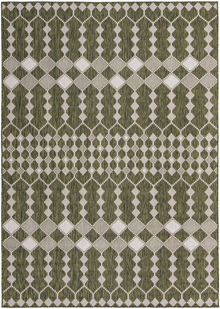 7' 10 x 11' Easy-Clean Trellis Indoor / Outdoor Rug