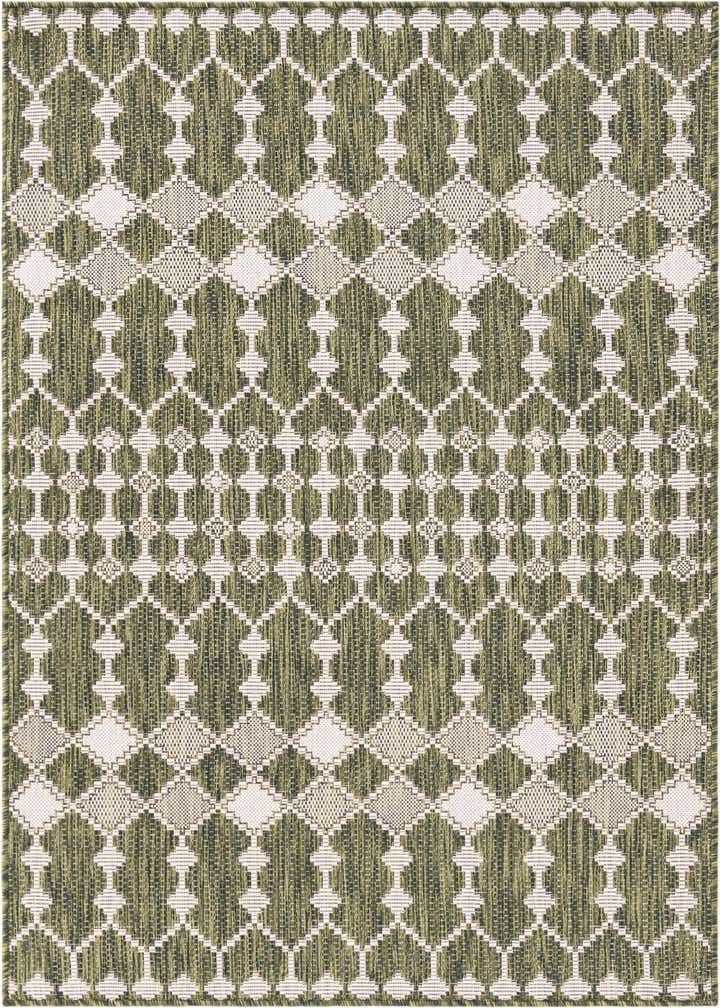 4' x 6' Easy-Clean Trellis Indoor / Outdoor Rug