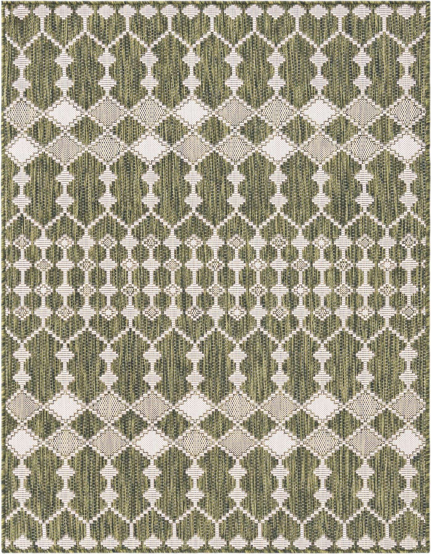 4' x 6' Easy-Clean Trellis Indoor / Outdoor Rug
