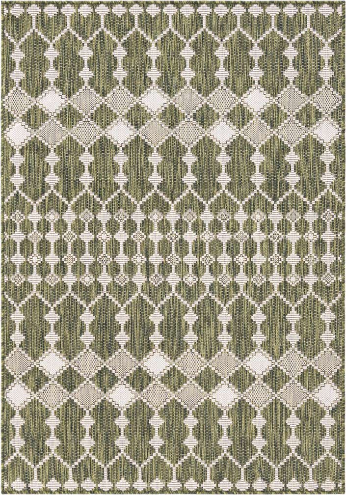 4' x 6' Easy-Clean Trellis Indoor / Outdoor Rug