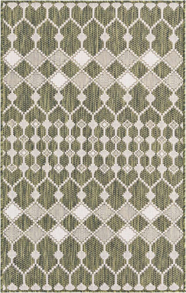 3' x 5' 3 Easy-Clean Trellis Indoor / Outdoor Rug