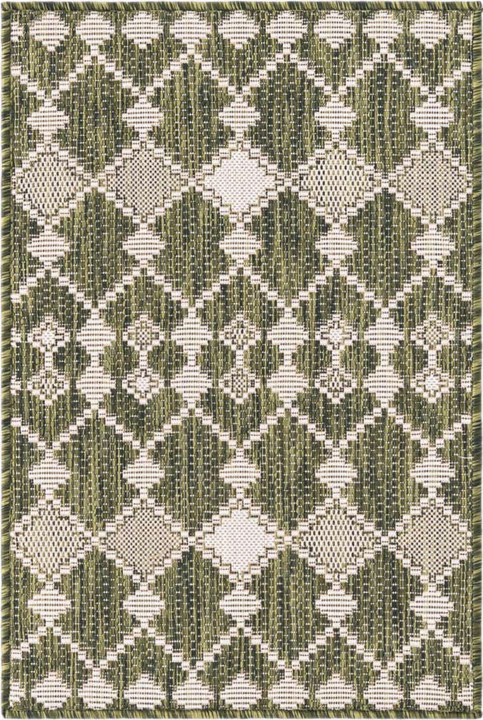 2' x 3' Easy-Clean Trellis Indoor / Outdoor Rug