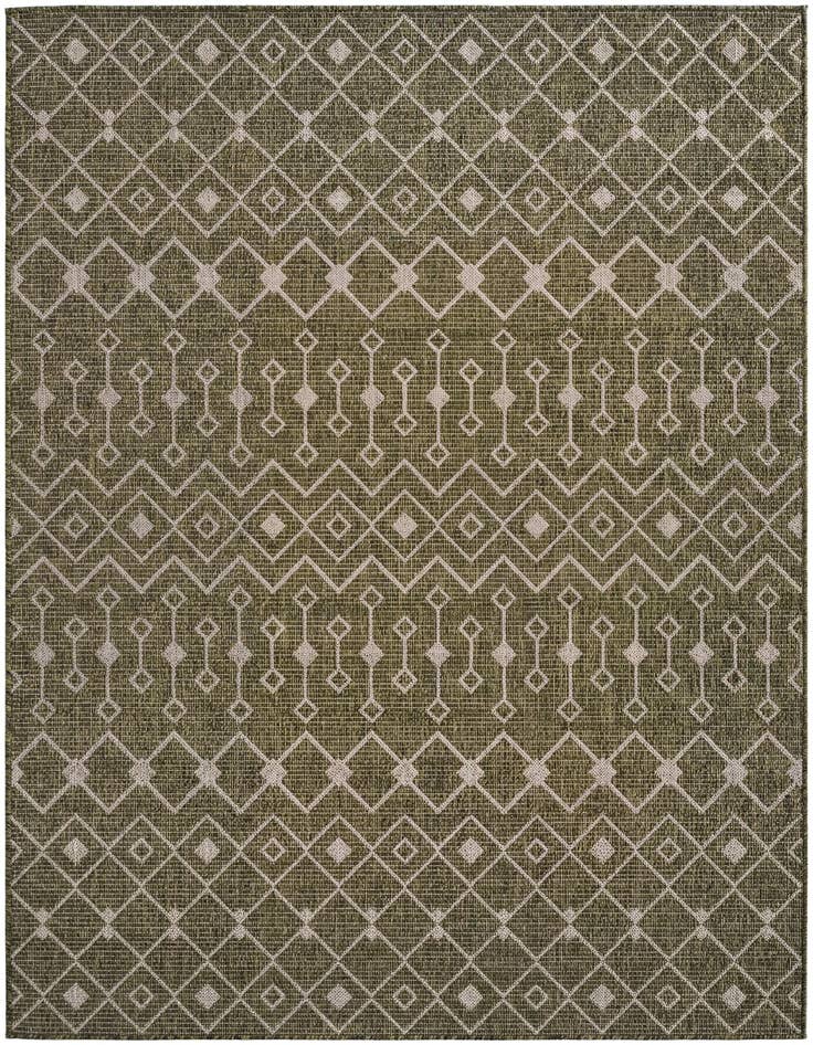 Detail image of 5' 3 x 7' Easy-Clean Trellis Indoor / Outdoor Rug