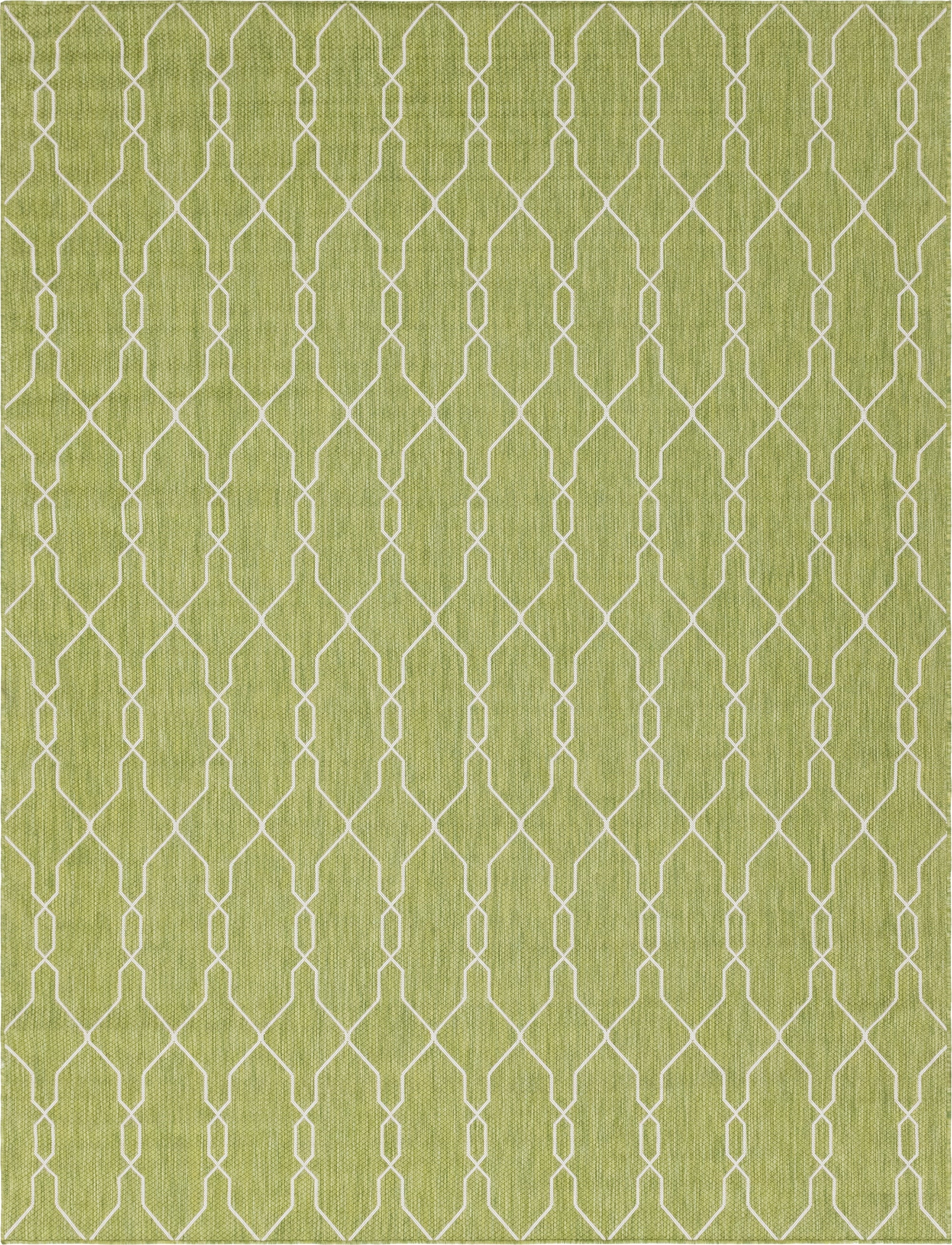 9' x 12'  Washable Trellis Indoor / Outdoor Rug