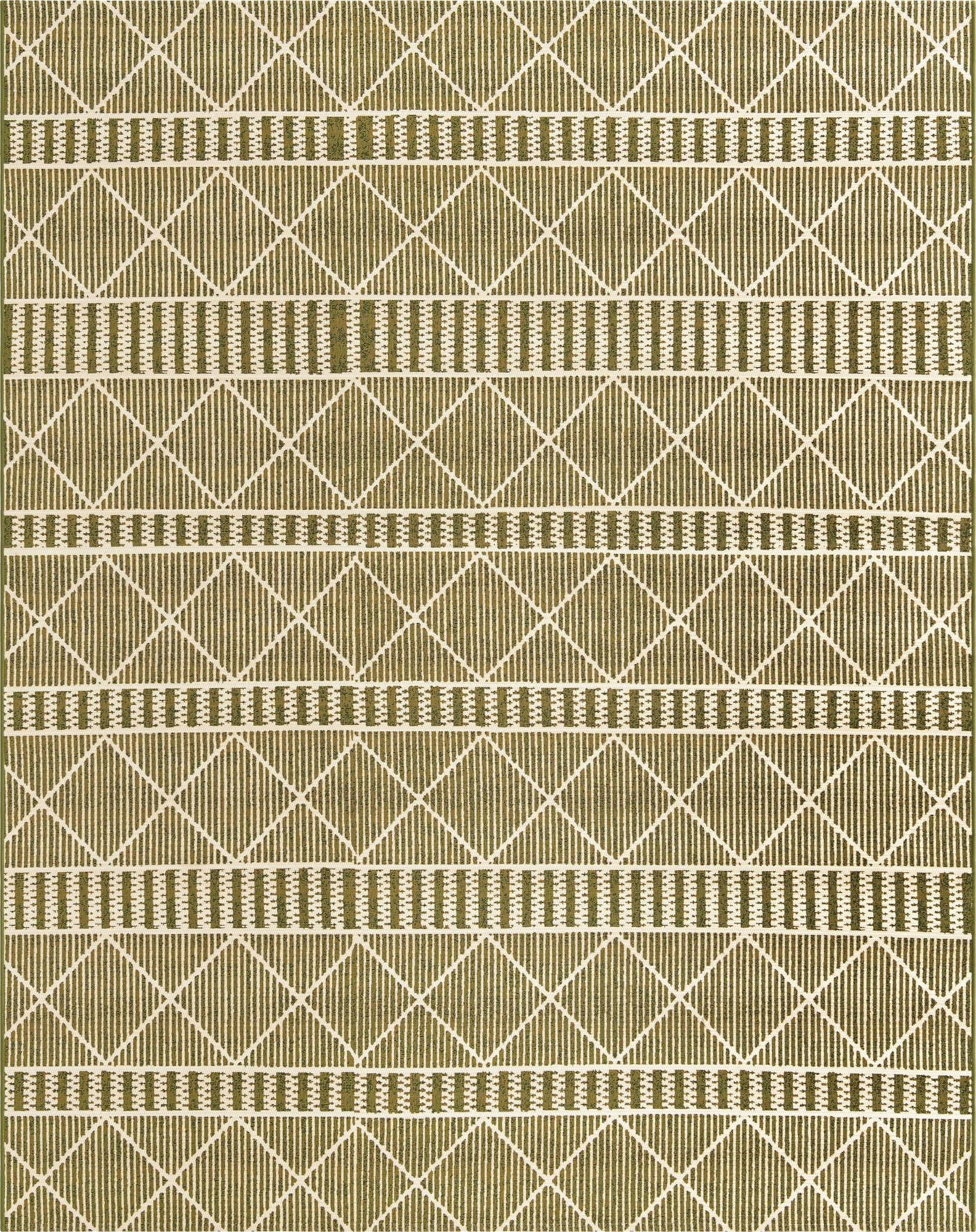 7' 10 x 10'  Washable Trellis Indoor / Outdoor Rug