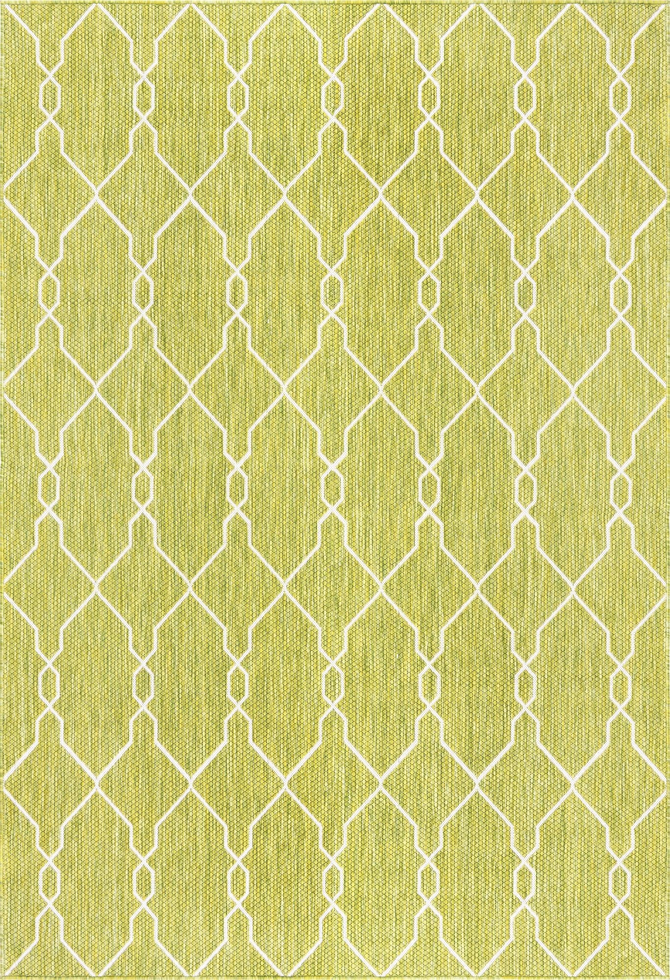 6' x 9'  Washable Trellis Indoor / Outdoor Rug