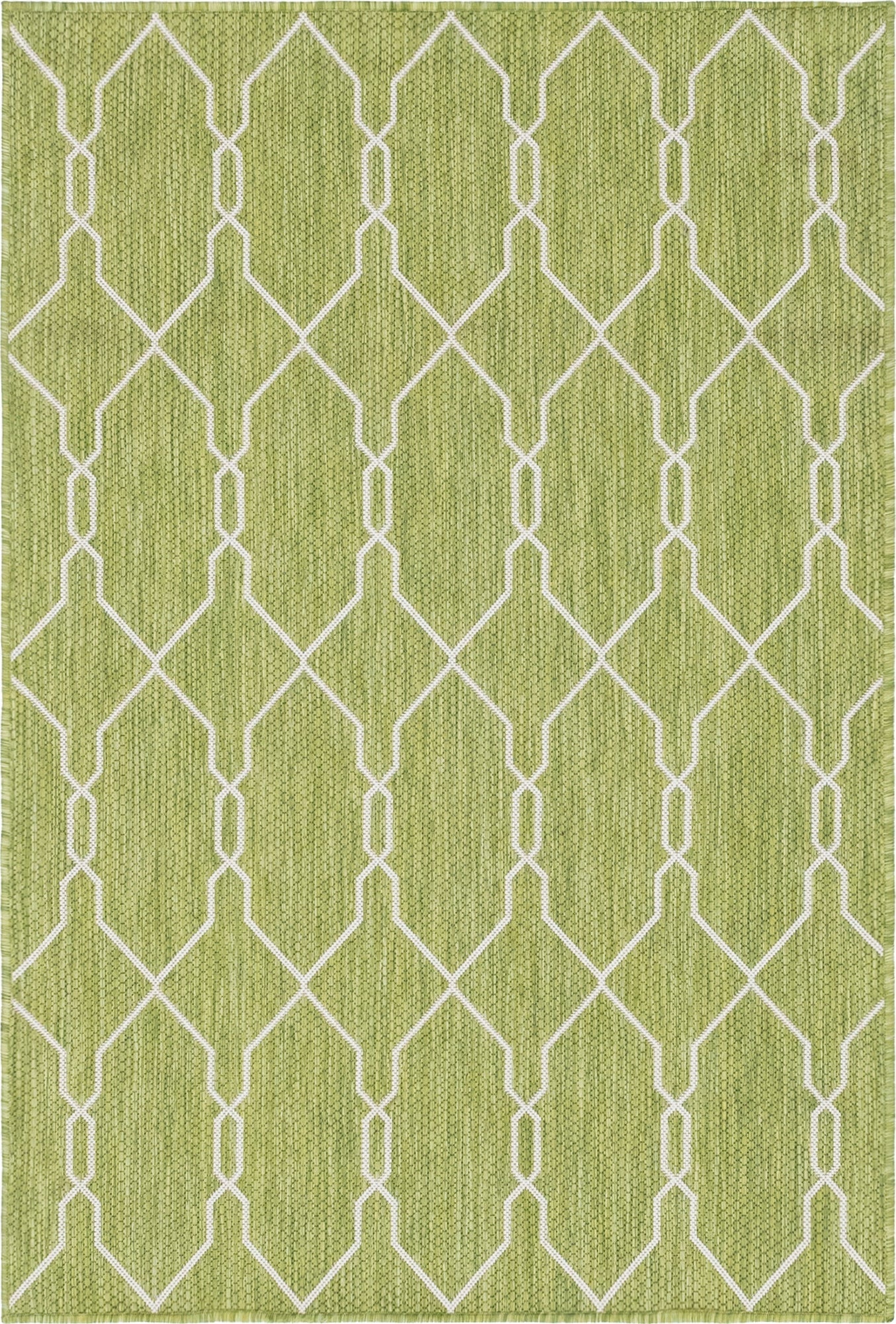 4' x 6'  Washable Trellis Indoor / Outdoor Rug