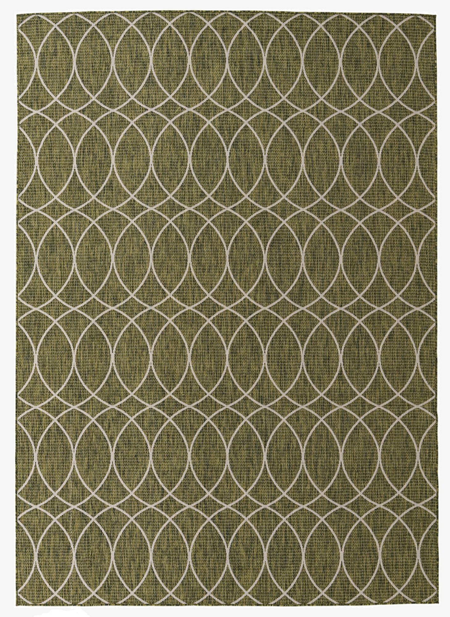 7' 10 x 11'  Washable Trellis Indoor / Outdoor Rug