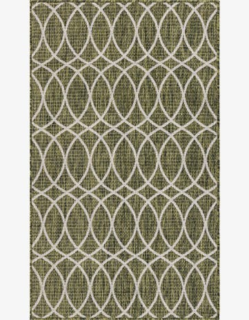 3' x 5' 3 Easy-Clean Trellis Indoor / Outdoor Rug
