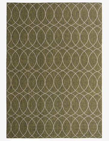10' x 14' Easy-Clean Trellis Indoor / Outdoor Rug