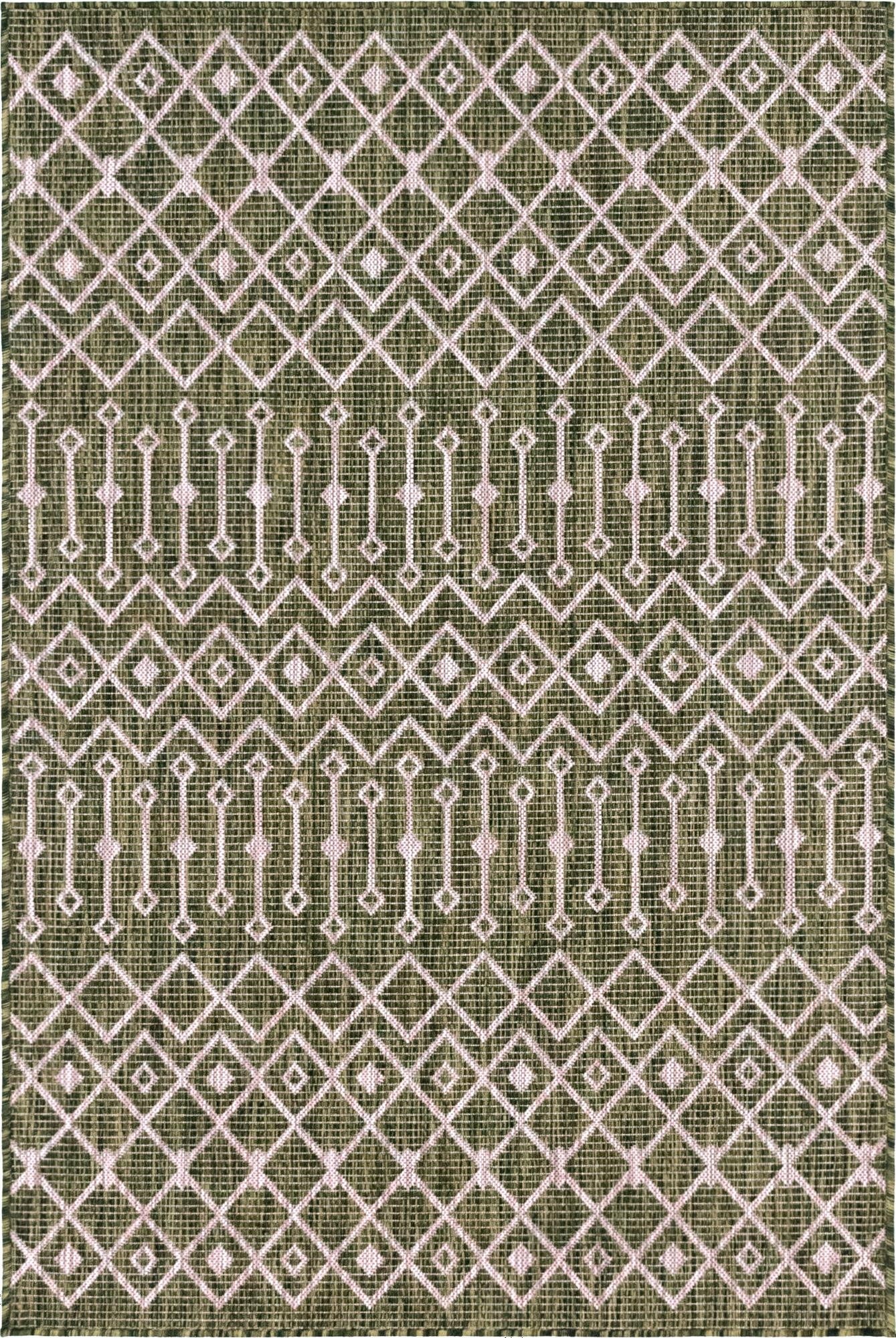 4' x 6'  Washable Trellis Indoor / Outdoor Rug