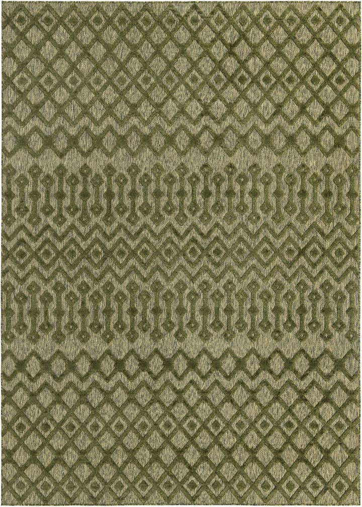 9' x 12' Easy-Clean Trellis Textured Indoor / Outdoor Rug