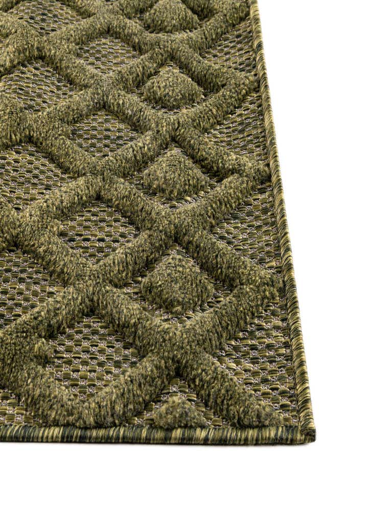 4' x 6' Easy-Clean Trellis Textured Indoor / Outdoor Rug