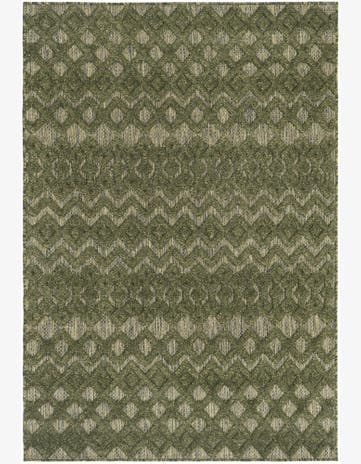 4' x 6' Easy-Clean Trellis Textured Indoor / Outdoor Rug
