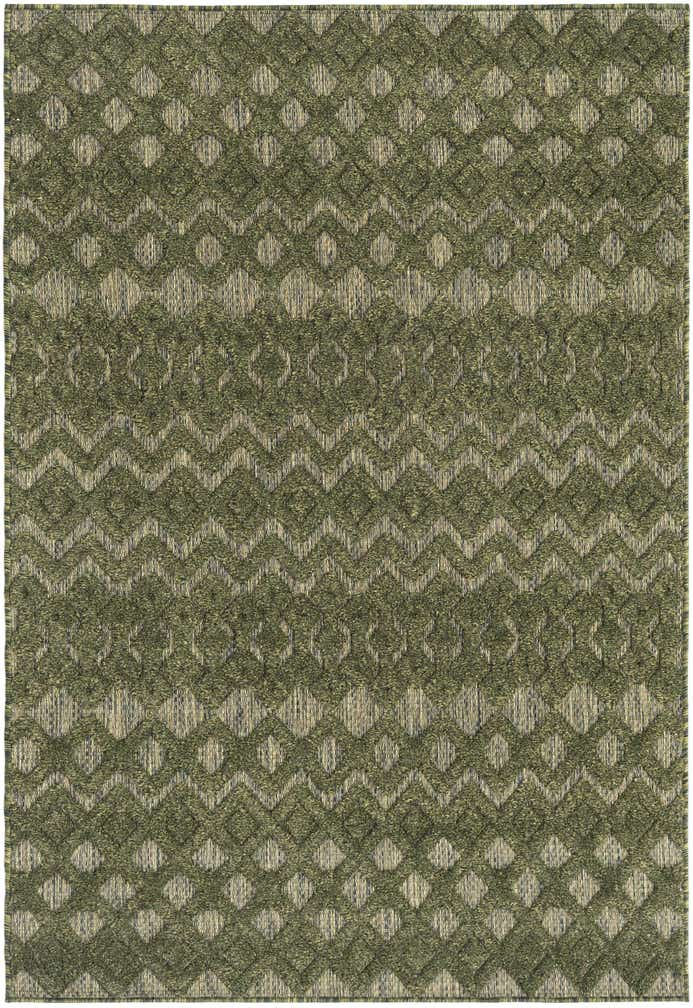 4' x 6' Easy-Clean Trellis Textured Indoor / Outdoor Rug