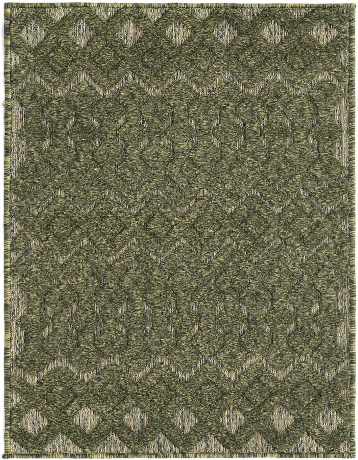 Detail image of 2' x 3' Easy-Clean Trellis Textured Indoor / Outdoor Rug