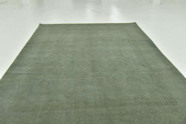 7' 11 x 11' Hand Knotted Peshawar Ziegler Wool Rug