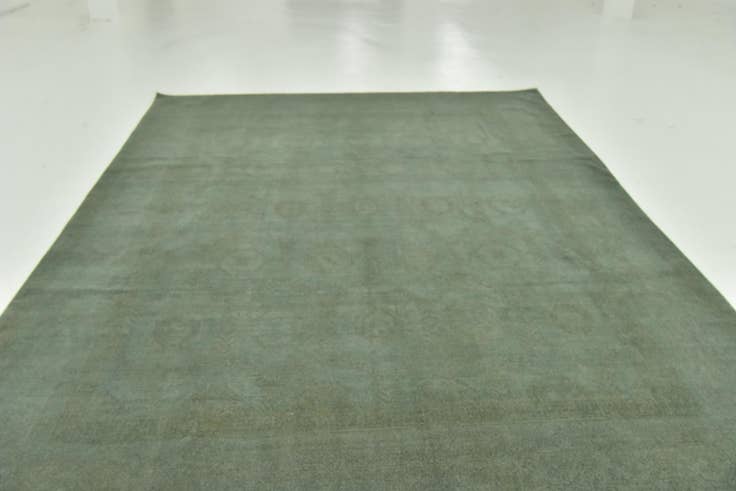 Detail image of 7' 11 x 11' Hand Knotted Peshawar Ziegler Wool Rug