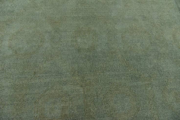Detail image of 7' 11 x 11' Hand Knotted Peshawar Ziegler Wool Rug