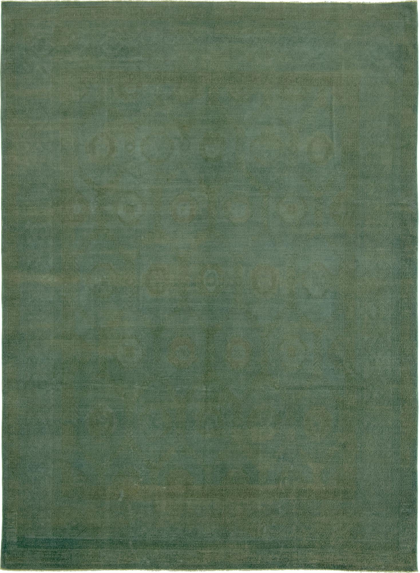 7' 11 x 11' Hand Knotted Peshawar Ziegler Wool Rug