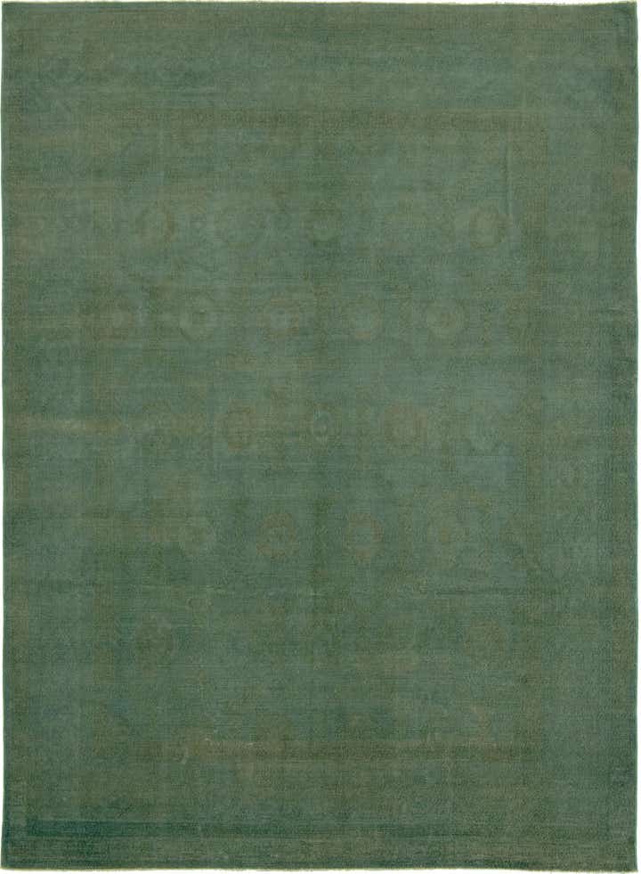 7' 11 x 11' Hand Knotted Peshawar Ziegler Wool Rug