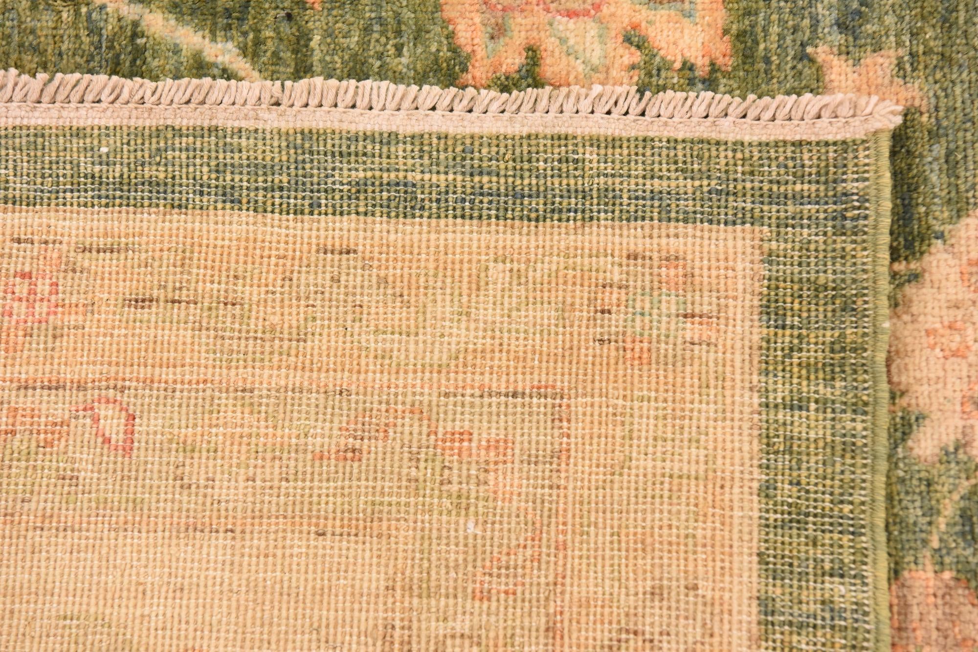 9' 11 x 12' 11 Hand Knotted Peshawar Ziegler Rug